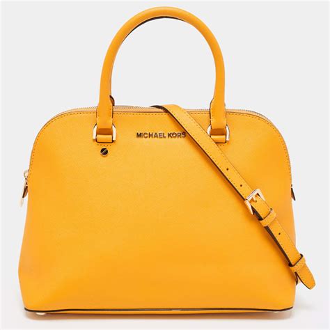 michael kors yellow handbags|michael kors mustard yellow purse.